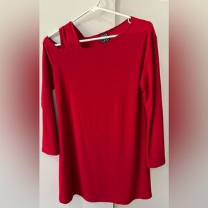CLARA SUNWOO Vibrant Red Long Sleeve Top